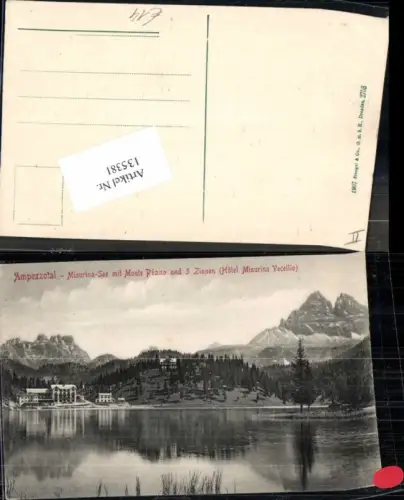 135381,Trentino Ampezzotal Misurina See Monte Piano Sexten 3 Zinnen Dolomiten