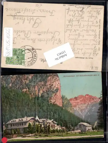 135413,Trentino Schluderbach m. Schwalbenkofel 1910