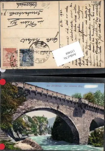 135468,Trentino Aus Alt Meran Merano Steinerne Steg