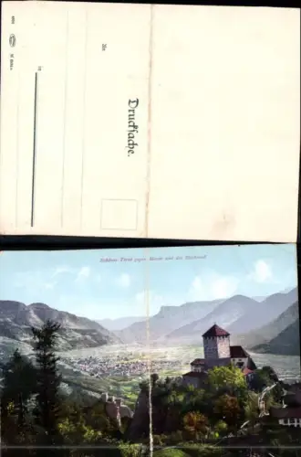 138079,Trentino Klappkarte Schloss Tirol b. Meran Merano Etschland