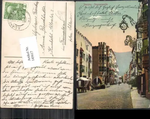 145617,Trentino Sterzing Vipiteno Strassenpartie 1901