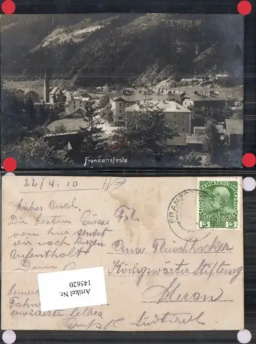 145620,Trentino FotoAK Franzensfeste 1910 Brenner Brennerbahn