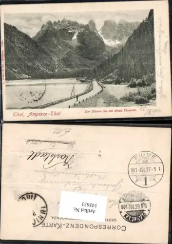 145633,Trentino Südtirol Ampezzo Thal Cortina Dürrensee Schluderbach