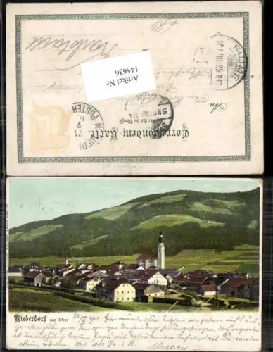 145636,Trentino Litho Niederdorf von West 1900 pub Zieher