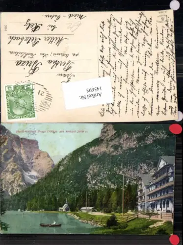 145695,Trentino Hotel Wildsee Prags Seekofl pub Josef Werth Olang Nr M 308