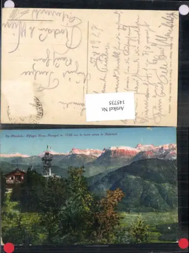 145735,Trentino La Mendola Rifugio Cima Penegal Dolomiten Trento