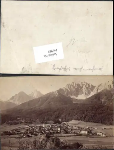 149988,Trentino FotoAK Innichen um 1890 Südtirol