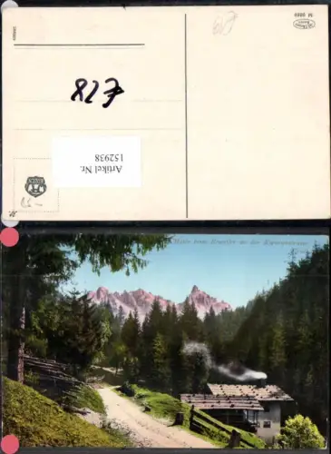 152938,Trentino Motiv bei Bewaller Deutschnofen Karersee Latemar Karerseestrasse