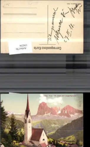 154234,Trentino St Jakob m. Langkofelgruppe St Ulrich i. Gröden Dolomiten