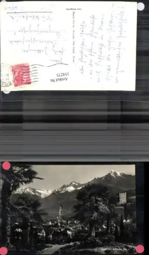 154275,Trentino Meran Ansicht m. Palmen