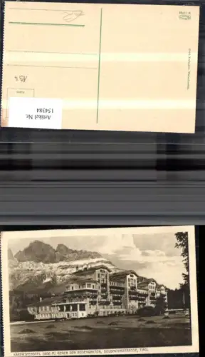 154384,Trentino Karerseehotel geg. d. Rosengarten Deutschnofen Dolomitenstrasse