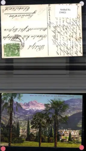 154421,Trentino Gries b. Bozen m. d. Rosengarten 1913
