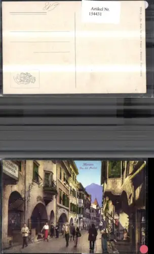 154431,Trentino Merano Via die Portici Strassenansicht Meran