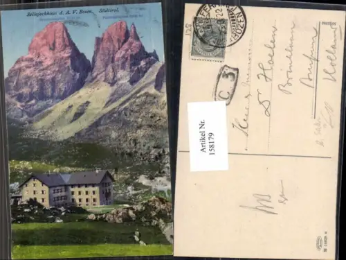 158179,Trentino Sellajochhaus Bozen Bolzano Fünfingerspitze b. Sexten