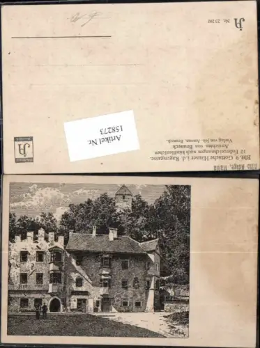 158273,Trentino Brunico Bruneck Gotische Häuser Ragengasse