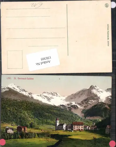 158305,Trentino St Gertraud Sulden Trafoi 1910