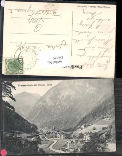 158325,Trentino Franzensfeste am Eisack 1905