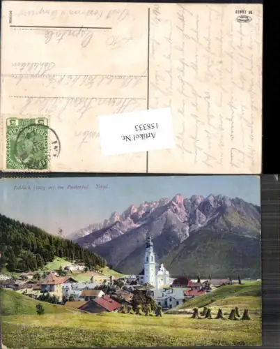 158333,Trentino Toblach im Pustertal Tolle Ortsansicht