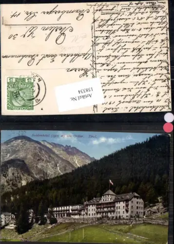 158334,Trentino Suldenhotel Sulden am Ortler 1910
