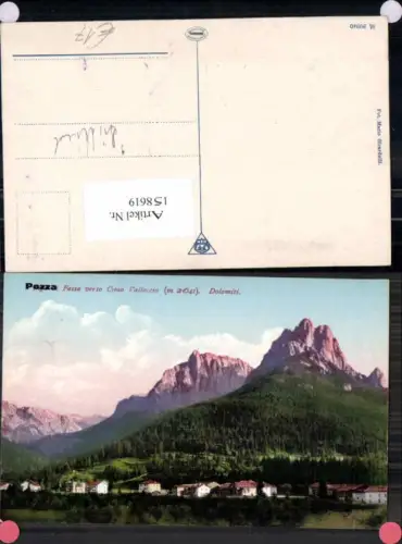 158619,Trentino Pozza di Fassa verso Cima Vallacia Dolomiten Potzach im Fasstal