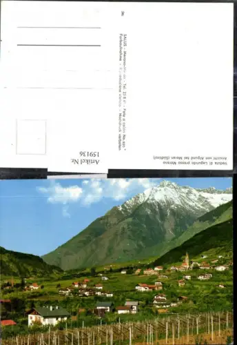 159136,Trentino Bolzano Veduta di Lagundo presso Merano Ansicht v. Algund b. Meran