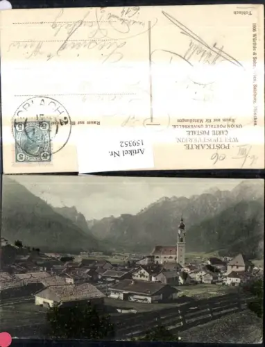 159352,Handcoloriete Ak Trentino Bolzano Toblach Totale