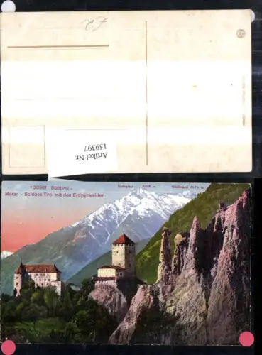 159397,Trentino Bolzano Meran Schloss Tirol m. d. Erdpyramiden