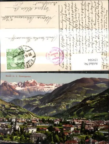 159504,Trentino Bolzano Bozen m. d. Rosengarten