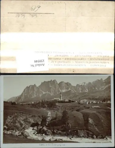 159544,Seltene Foto Ak Trentino Bolzano Cortina col Pomagagnon Cortina d Ampezzo