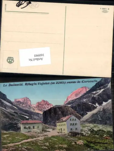 160995,Trentino Dolomiten Vajolethütte Vajolet Coronelle
