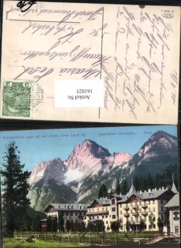 161025,Trentino Schluderbach Croda Rossa Ampezzaner Dolomiten