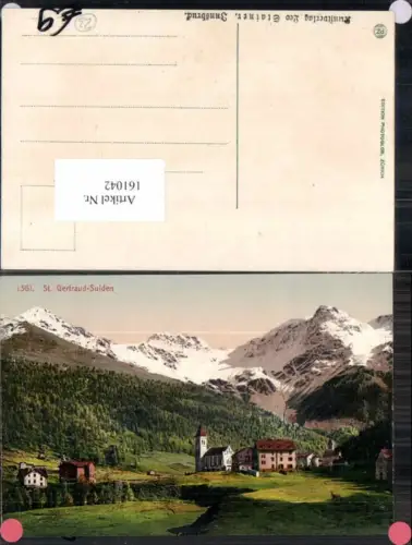 161042,Trentino St Gertraud Sulden 1915 pub Photoglob L 561