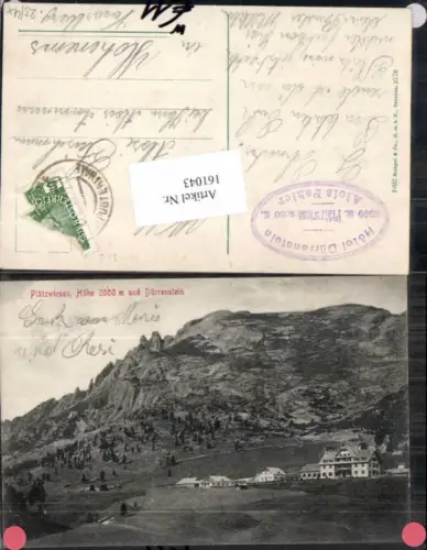 161043,Trentino Plätzwiesen Dürrenstein Prags 1900