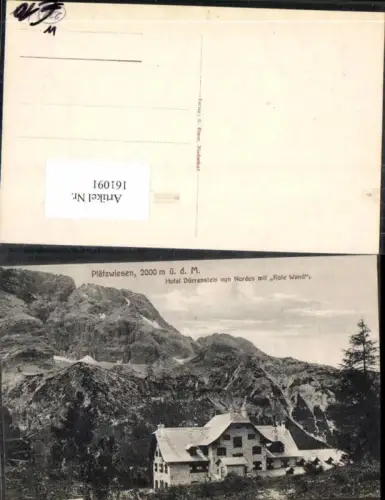 161091,Trentino Plätzwiesen Hotel Dürrenstein bei Prags Rote Wand