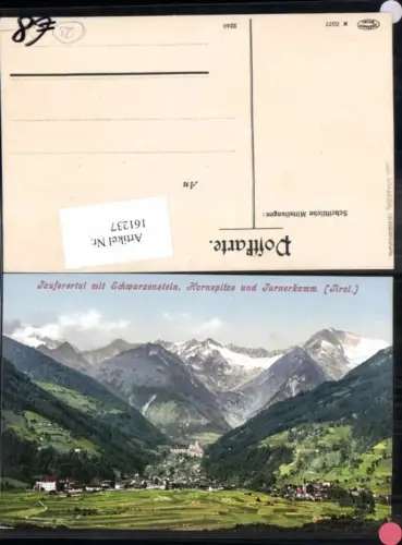 161237,Trentino Sand Taufers Tauferer Schwarzenstein Hornspitze Turnerkamm
