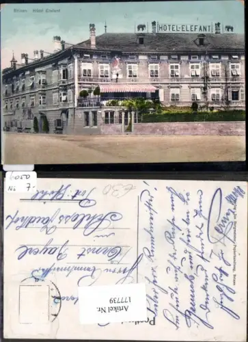 177739,Trentino Hotel Elefant Gasthaus Brixen 1910