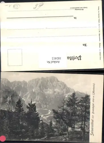 182412,Trentino Seiserathal m. Bramkofel Montasio