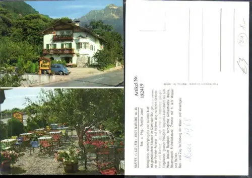182419,Trentino Marling b. Meran Kaffee Ladrun Mehrbildkarte