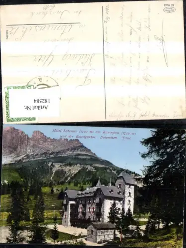 182584,Trentino Hotel Latemar a. Karerpass u. d. Rosengarten Dolomiten