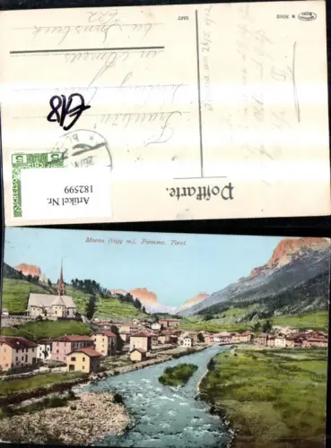 182599,Trentino Moena Fiemme Ortsansicht