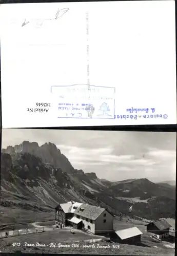 182646,Trentino Villnöss Passo Poma Rif Genova verso le Fermede F. Schlüterhütte