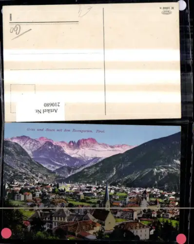 210680,Trentino Gries u. Bozen m. d. Rosengarten Totale