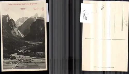 210751,Trentino Toblach m. Blick i. d. Ampezzotal Gipfelkarte