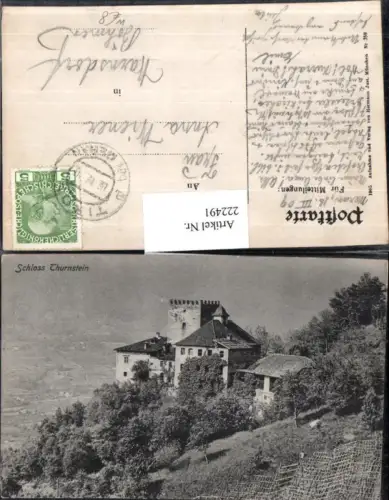 222491,Trentino Schoss Thurnstein b. Meran