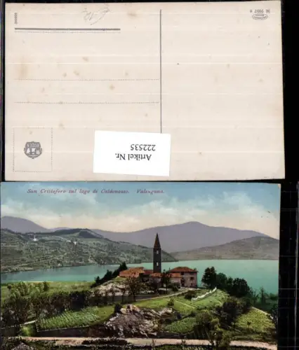 222535,Trentino San Cristoforo sul lago di Caldonazzo Valsugana Kirche