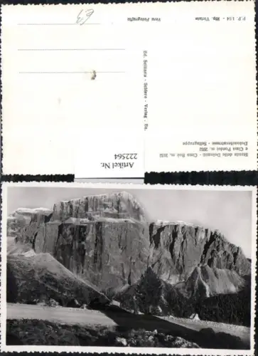 222564,Trentino Dolomitenstraße Sellagruppe b. Wolkenstein Bergkulisse
