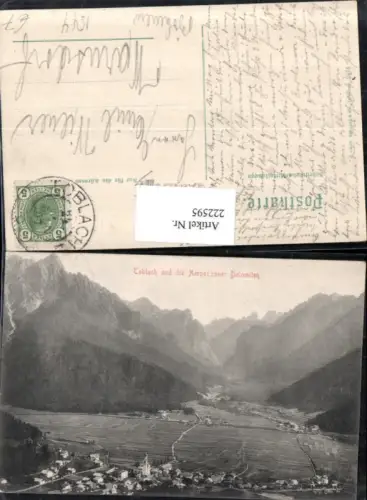 222595,Trentino Toblach Totale u. d. Ampezzaner Dolomiten