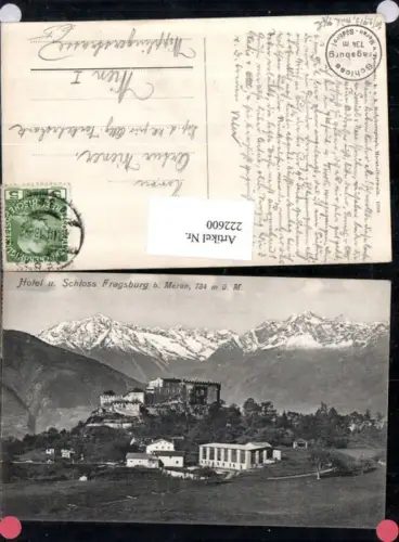 222600,Trentino Hotel u. Schloss Fragsburg b. Meran