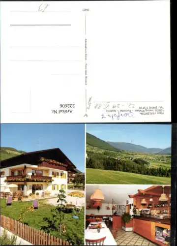 222606,Trentino Haus Valentin b. Issing Pfalzen Pustertal Mehrbildkarte