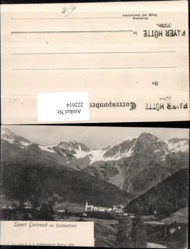 222614,Trentino Sankt Gertraud im Suldental Totale
